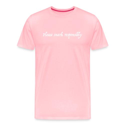 snark responsibly png - Men's Premium T-Shirt