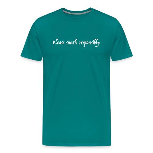 snark responsibly png - Men's Premium T-Shirt