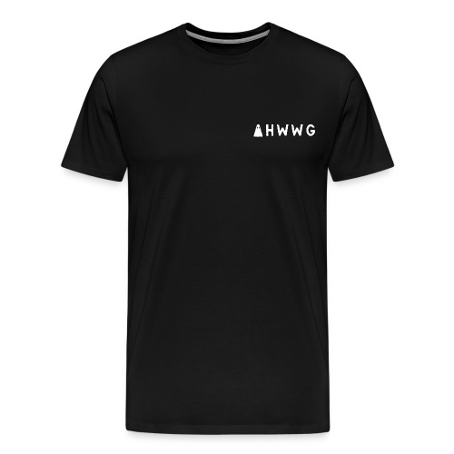 AHWWG White Logo Version - Men's Premium T-Shirt