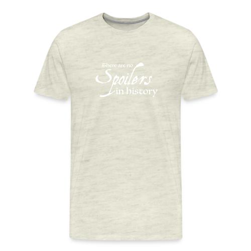 no spoilers new dark png - Men's Premium T-Shirt