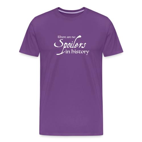 no spoilers new dark png - Men's Premium T-Shirt