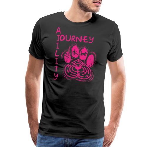 Journey Agility With Woot on Back - Men's Premium T-Shirt