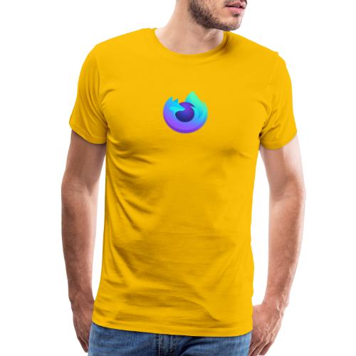 Firefox Browser Nightly with Mozilla logo - Men's Premium T-Shirt