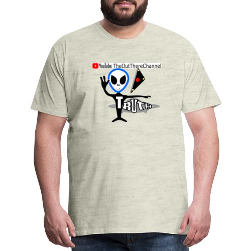 NewOTLogo BigTRANS with Mr Grey Logo Back - Men's Premium T-Shirt