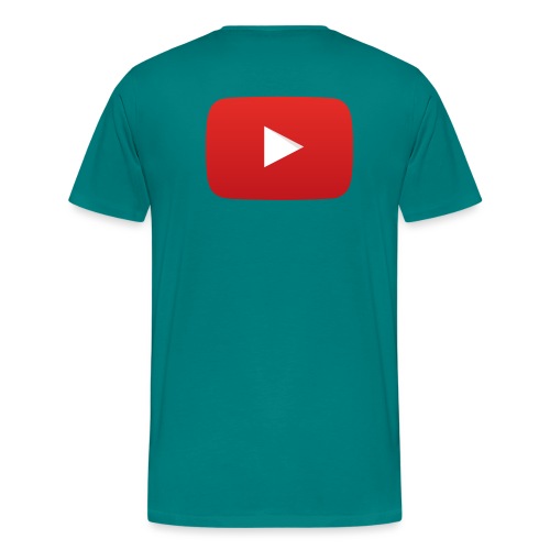 YouTube icon full color png - Men's Premium T-Shirt