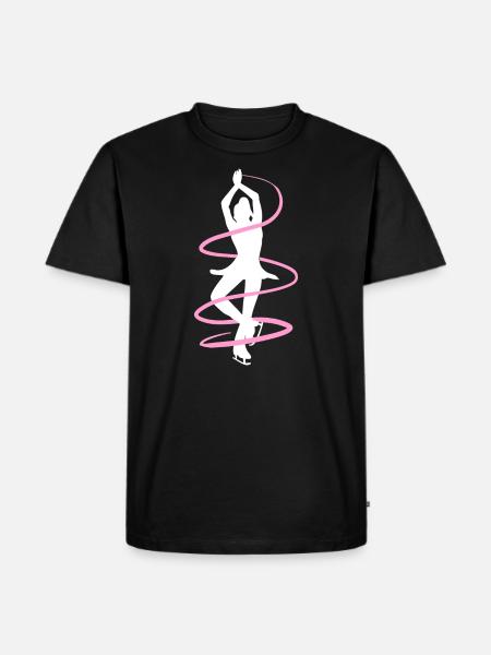 Pirouette Figure Skating - Men's Premium T-Shirt - black