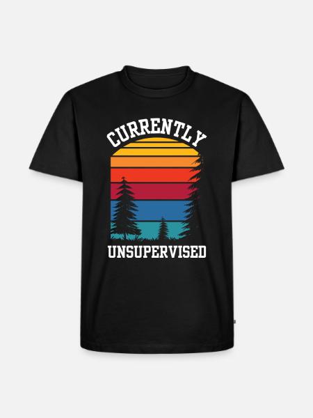Currently Unsupervised Sarcastic Sarcasm Sayings - Men's Premium T-Shirt - black