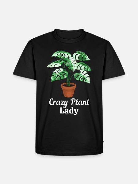 Crazy Plant Lady - Men's Premium T-Shirt - black