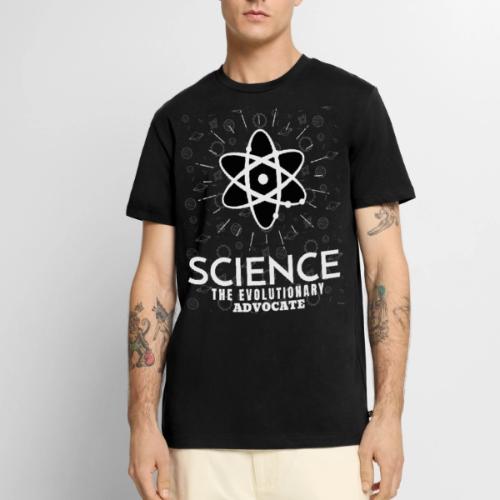 Science The Evolutionary Advocate White Design - Men's Premium T-Shirt