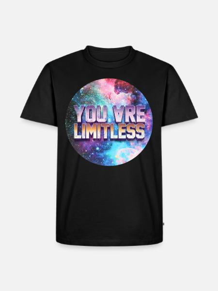 You are limitless Galaxy - Men's Premium T-Shirt - black