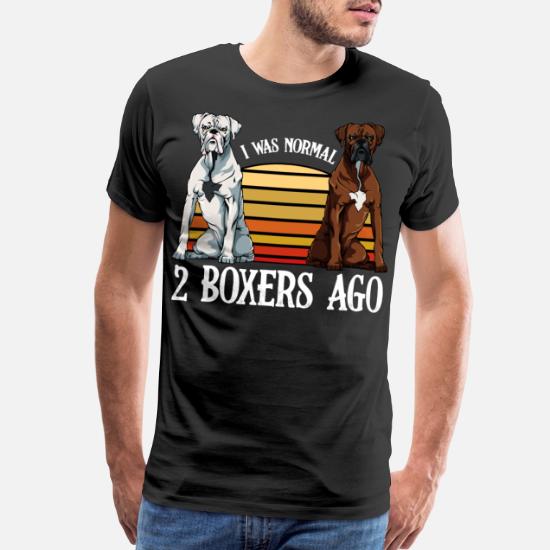 Boxer dog funny sayings dog owner gift' Men's Premium T-Shirt | Spreadshirt