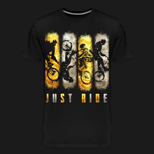bmx just ride - Men's Premium T-Shirt