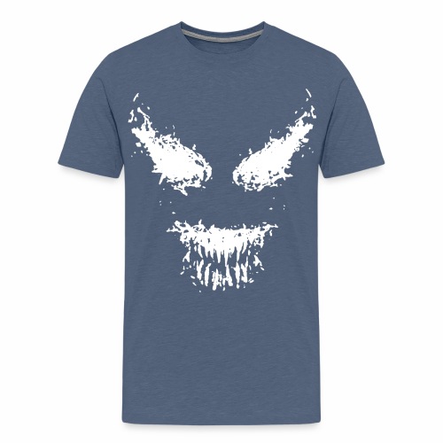 Creepy Monster Nightmare Halloween Face - Men's Premium T-Shirt