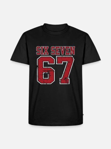 67 - Six Seven SixSeven 6-7 - Men's Premium T-Shirt - black