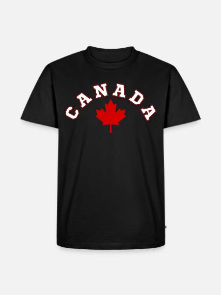 CANADA MAPLE LEAF - Men's Premium T-Shirt - black
