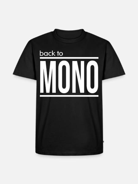 Back To Mono - Men's Premium T-Shirt - black