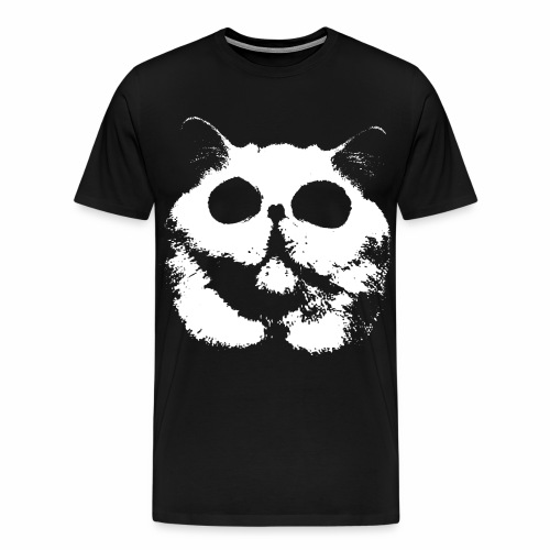 Cool Creepy Zombie Monster Halloween Cat Costume - Men's Premium T-Shirt