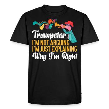 Trumpet Player Trumpeter I'm Not - Men's Premium T-Shirt - black - Front - Nico (187cm)