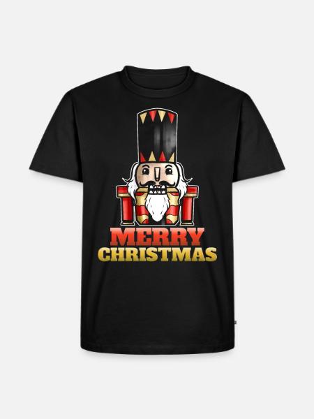 Nutcracker Merry Christmas - Men's Premium T-Shirt - black