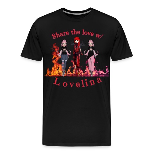 Share the Love With Lovelina - Men's Premium T-Shirt