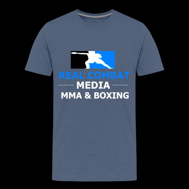 RCM MMA & BOXING Light Blue White Text