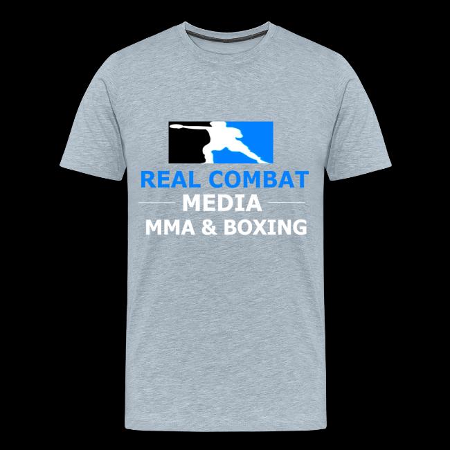 RCM MMA & BOXING Light Blue White Text