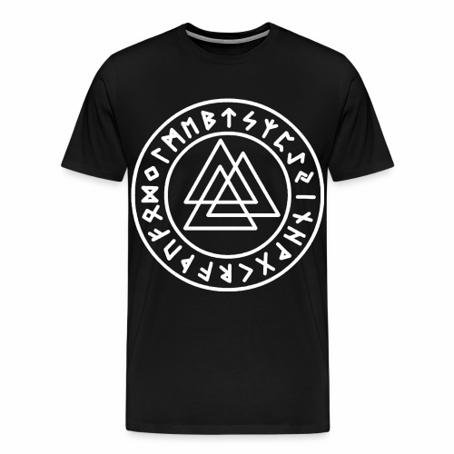 Viking Rune Valknut Wotansknot Gift Ideas - Men's Premium T-Shirt
