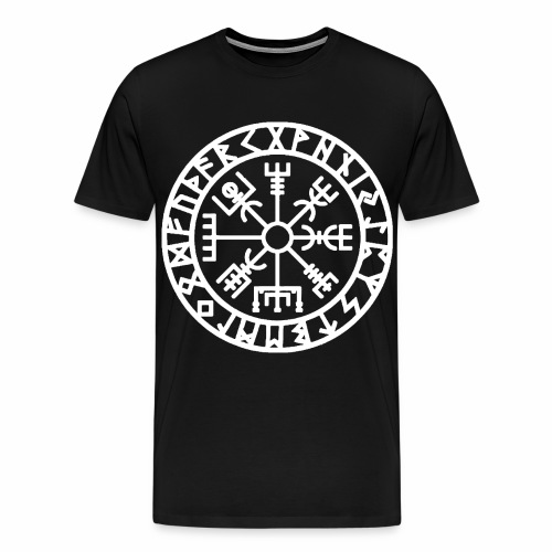 Viking Rune Vegvisir The Runic Compass - Men's Premium T-Shirt