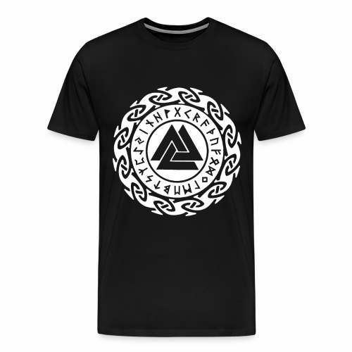 Viking Rune Valknut Wotansknot Gift Ideas - Men's Premium T-Shirt