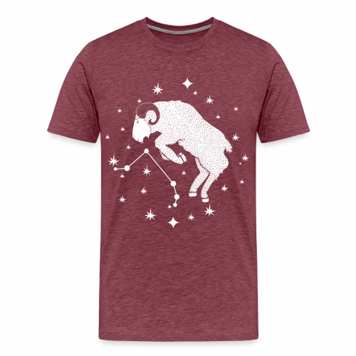 Ambitious Aries Constellation Birthday March April - Men's Premium T-Shirt