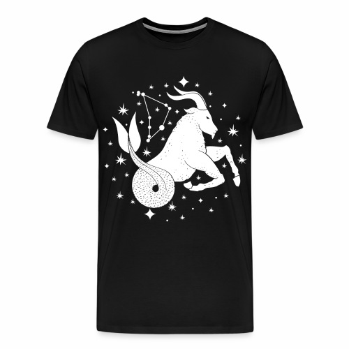 Zodiac sign Ambitious Capricornus December January - Men's Premium T-Shirt