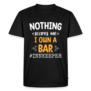 Innkeeper Pub Barmaid Gastronomy - Men's Premium T-Shirt - black - Front - Nico (187cm)