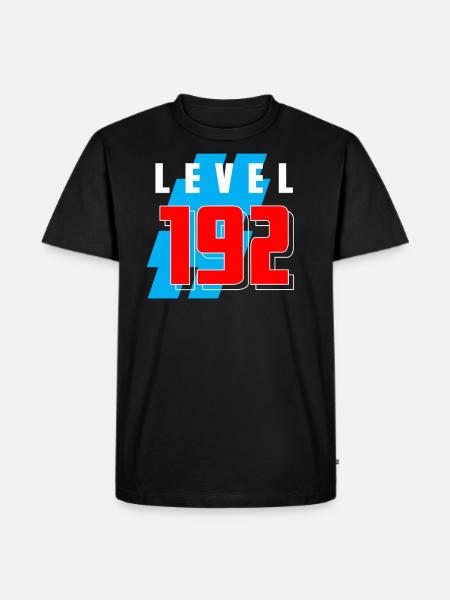 LEVEL 192 - Men's Premium T-Shirt - black