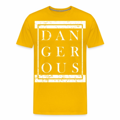 DANGEROUS - Grunge Block Box Gift Ideas - Men's Premium T-Shirt