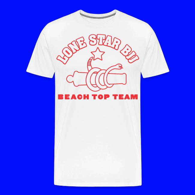 Beach Top Team - Lone Star BJJ - Red and White