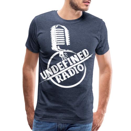 Undefined Radio Logo white - Men's Premium T-Shirt