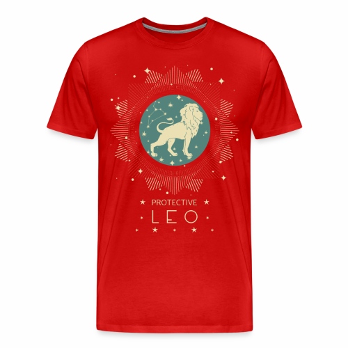 Zodiac sign Leo constellation birthday July August - Men's Premium T-Shirt