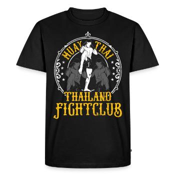 Muay Thai - Men's Premium T-Shirt - black - Front - Nico (187cm)