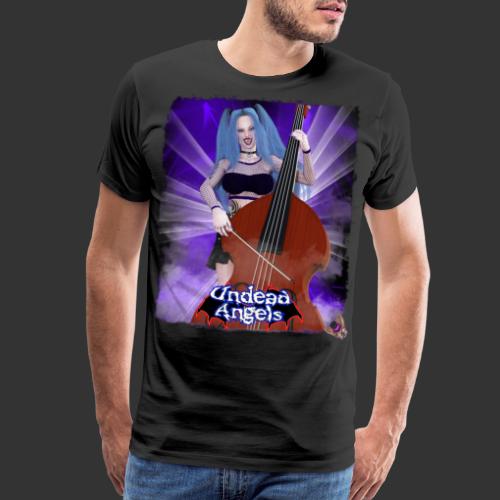 Undead Angels: Vampire Upright Bass Player Ashley - Men's Premium T-Shirt