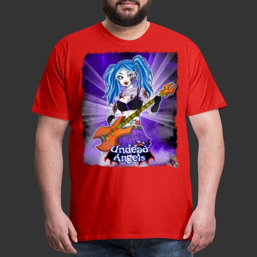 Undead Angels: Zombie Bassist Ashley Classic - Men's Premium T-Shirt