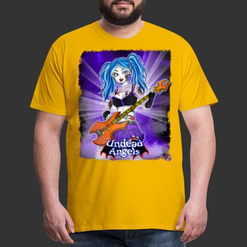 Undead Angels: Zombie Bassist Ashley Classic - Men's Premium T-Shirt