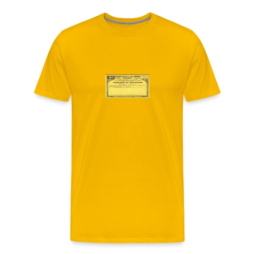 Speical Hemp Tax Stamp - Men's Premium T-Shirt