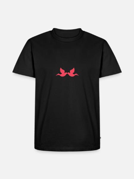 Love birds - Men's Premium T-Shirt - black
