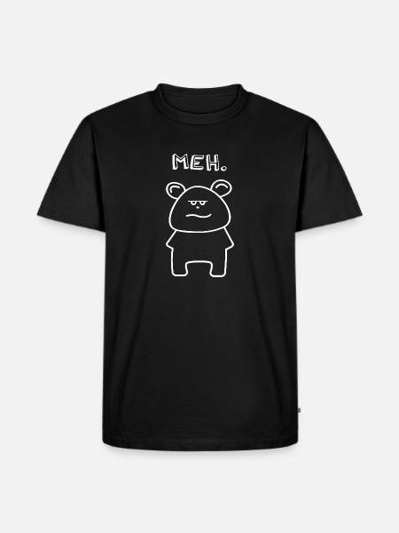 MEH Cute Bear - Men's Premium T-Shirt - black