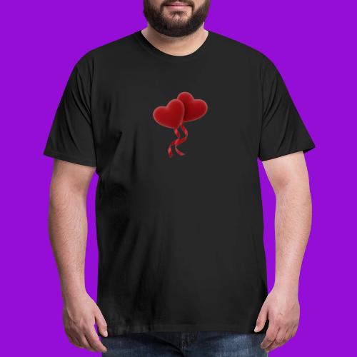 Two hearts together - Men's Premium T-Shirt