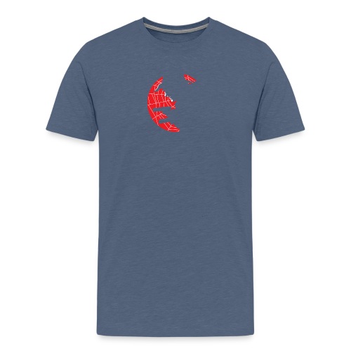 Spider Circle Design - Men's Premium T-Shirt