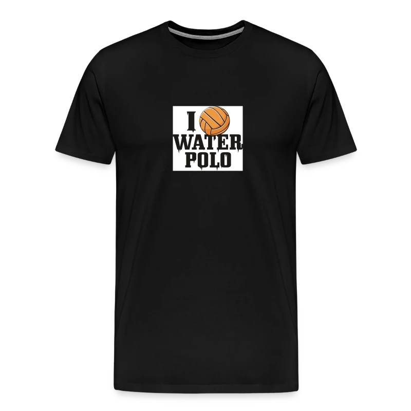 I love Water Polo - Men's Premium T-Shirt