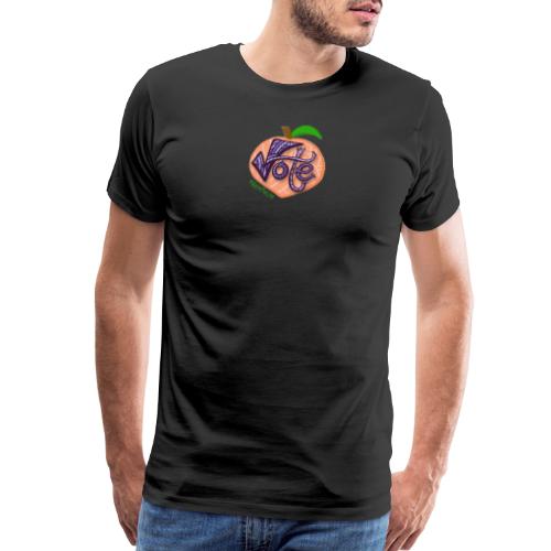 Transparent Background - Vote Peach with WTL - Men's Premium T-Shirt