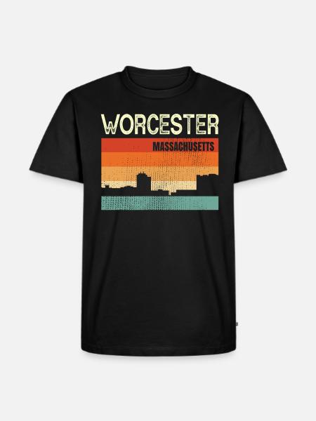Worcester Massachusetts - Men's Premium T-Shirt - black