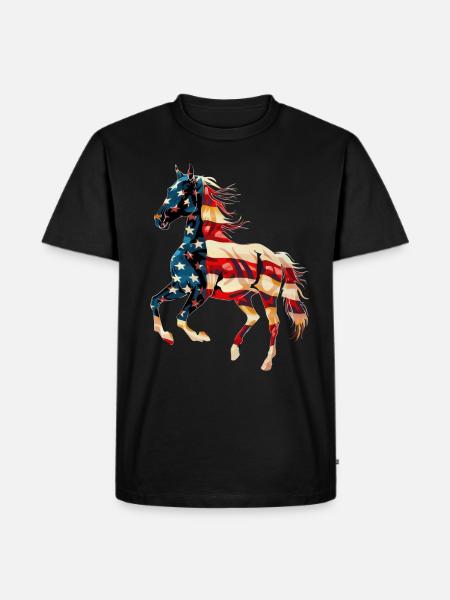 Horse - Men's Premium T-Shirt - black